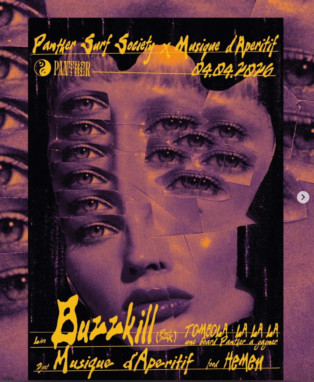 panther surfboards Society x Musique d’Apéritif invite buzzkill